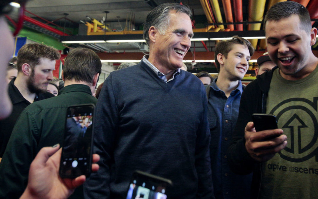 After Senate announcement, Romney campaigns in Orem, Lehi on Friday